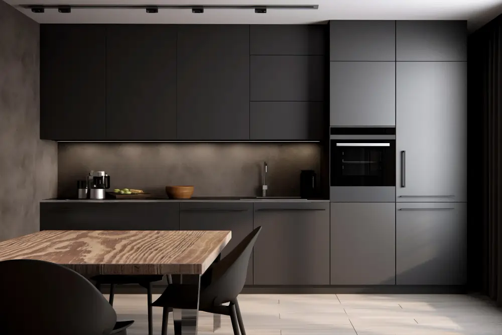 Explore efficient and sleek one-wall kitchen layouts, perfect for Contemporary Kitchens by Kitchen Renovations Hamilton.