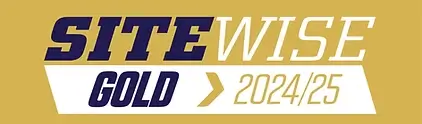 SiteWise Gold 2024/25 accreditation held by Kitchen Renovations Hamilton.